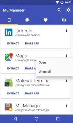 ML Manager android App screenshot 3